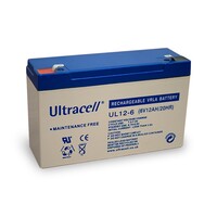 VRLA / Loodbatterij UL 6v 12000mah