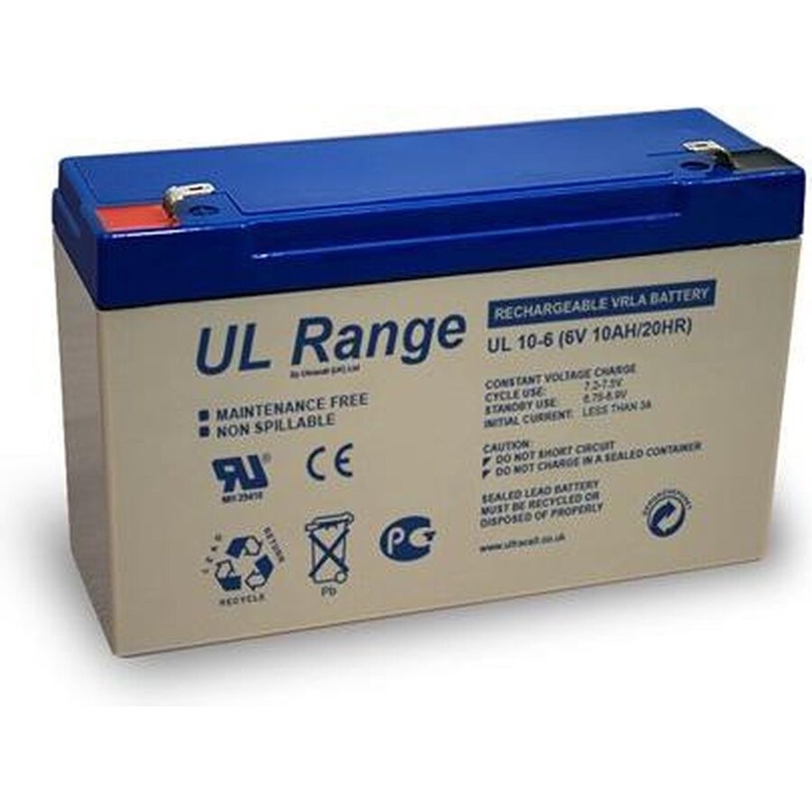 VRLA / Loodbatterij UL 6v 10000mah