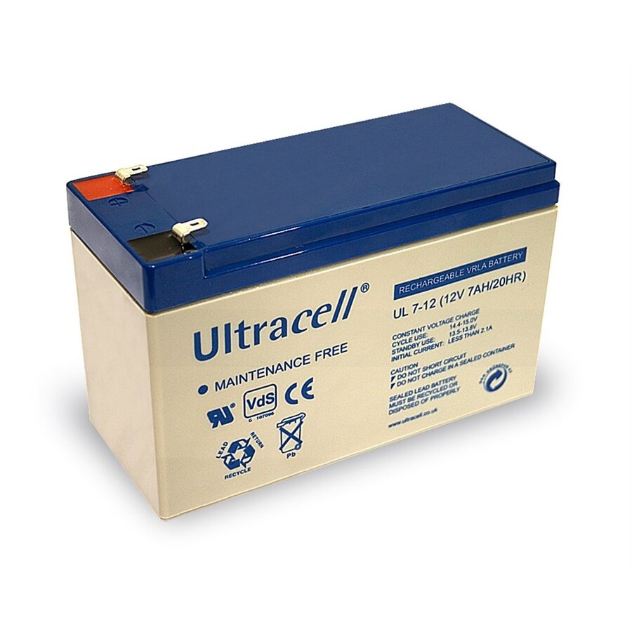 VRLA /Loodbatterij UL 12v 7000mAh