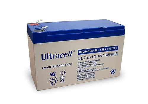  Ultracell VRLA / Loodbatterij UL 12v 7500mAh 