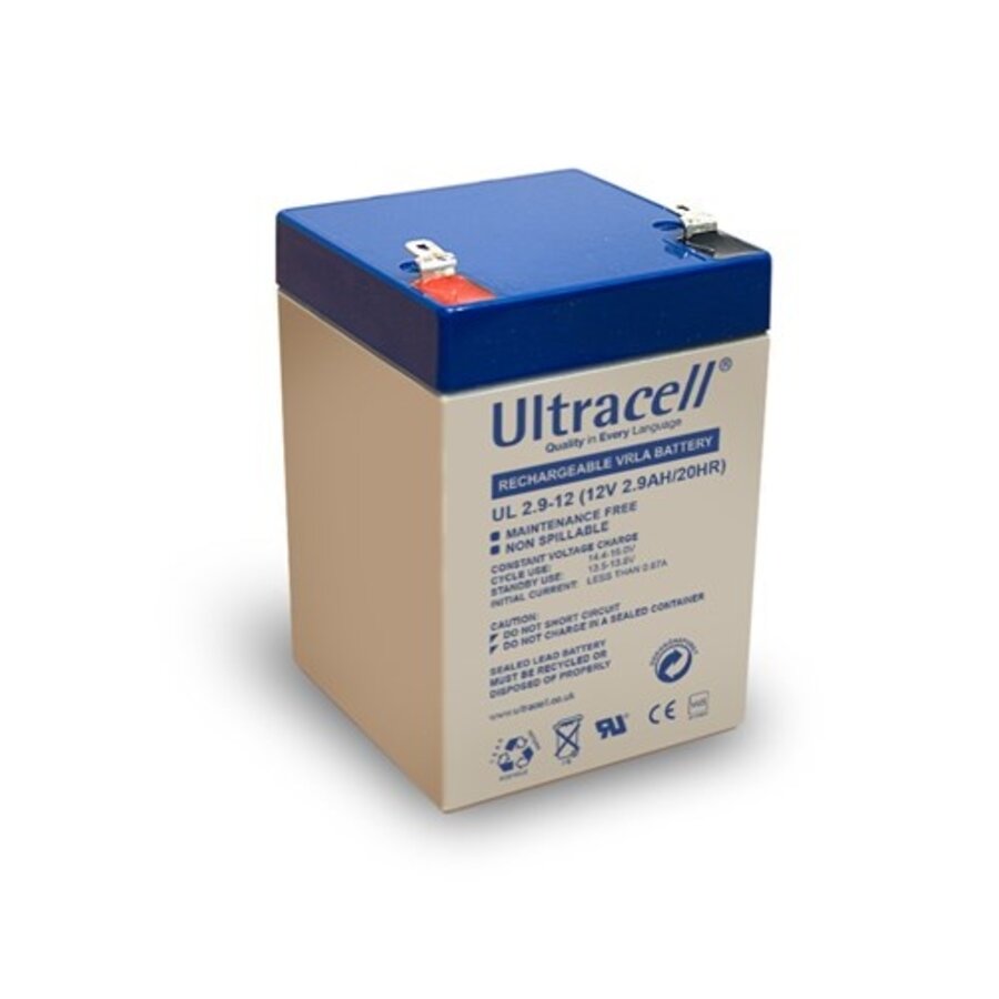 VRLA / Loodbatterij UL 12v 2900mAh