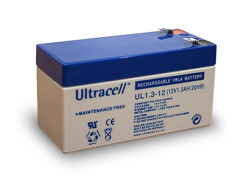  Ultracell VRLA/Leadbattery UL 12v 1300mAh 