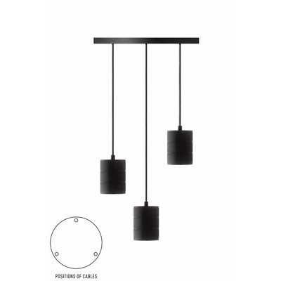Calex Calex Giant Pendelleuchte - 3 x E40 - Schwarz - Vintage Lampe Calex Giant Pendelleuchte - 3 x E40 - Schwarz - Vintage Lampe