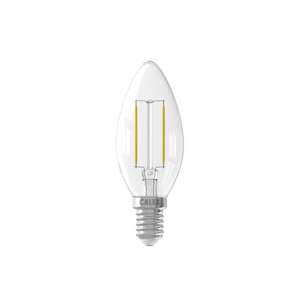 Calex Calex Kerze LED Lampe Filament - E14 - 250 Lm - Silver - Vintage Lampe