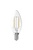 Calex Kerze LED Lampe Filament - E14 - 250 Lm - Silver - Vintage Lampe