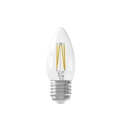 Calex Kerze LED Lampe Filament - E27 - 470 Lm - Silver - Vintage Lampe