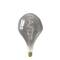 Calex Calex Organic Evo LED Lampe Ø165  - E27 - 90 Lm - Titan - Vintage Lampe