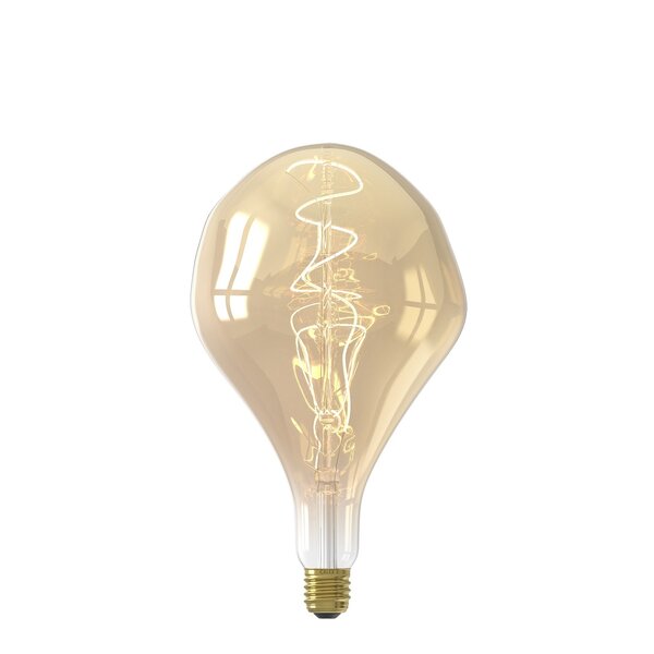 Calex Calex Organic Evo LED Lampe Ø165  - E27 - 300 Lm - Gold - Vintage Lampe
