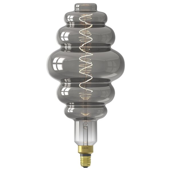 Calex Calex Paris Globe LED Lampe Ø200 - E27 - 80 Lm - Titan - Vintage Lampe