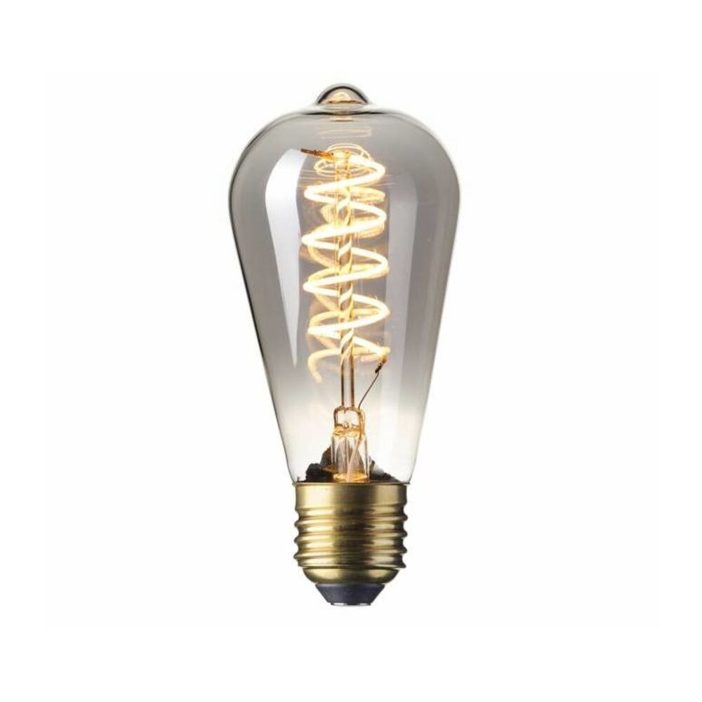 Calex Calex Rustic LED Lampe Flexible - E27 - 136 Lm - Titan - Vintage Lampe