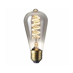 Calex Rustic LED Lampe Flexible - E27 - 136 Lm - Titan - Vintage Lampe