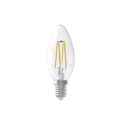 Calex Kerze LED Lampe Filament - E14 - 350 Lm - Silver - Vintage Lampe