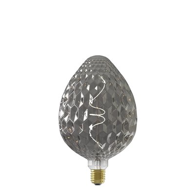 Calex Calex Sevilla LED Lampe Ø150 - E27 - 60 Lumen - Titan - Vintage Lampe Calex Sevilla LED Lampe Ø150 - E27 - 60 Lumen - Titan - Vintage Lampe