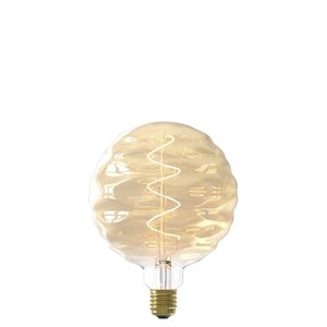 Calex Calex Bilbao LED Lampe Ø150 - E27 - 140 Lumen - Gold - Vintage Lampe Calex Bilbao LED Lampe Ø150 - E27 - 140 Lumen - Gold - Vintage Lampe