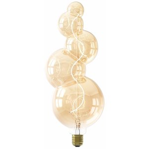 Calex Calex Alicante LED Lampe Ø125 - E27 - 60 Lumen - Gold - Vintage Lampe Calex Alicante LED Lampe Ø125 - E27 - 60 Lumen - Gold - Vintage Lampe