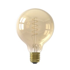 Calex Premium Globe LED Lampe Ø95 - E27 - 250 Lumen - Gold Finish - Vintage Lampe