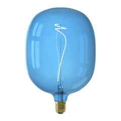 Calex Avesta  Ø170 - E27 - 80 Lumen – Blau - Vintage Lampe