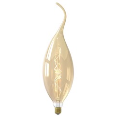 Calex Altea Ø125 - E27 - 210 Lumen - Gold - Vintage Lampe