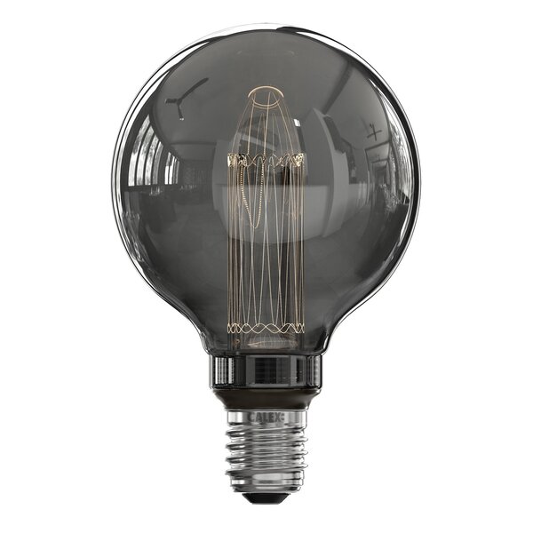 Calex Calex Globe LED Lampe G95 - E27 - 3,5W - 40 Lm - 2000K - Titan - Vintage Lampe