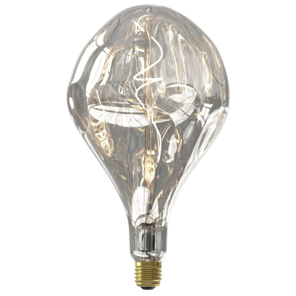 Calex Calex Organic Evo Silver Led XXL Range 220-240V 160LM 6W 1800K E27 Dimmbar - Vintage Lampe