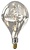 Calex Organic Evo Silver Led XXL Range 220-240V 160LM 6W 1800K E27 Dimmbar - Vintage Lampe