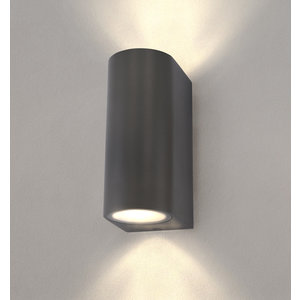Ledvion LED Wandleuchte - Rund Anthrazit - Beidseitig LED Wandleuchte - Rund Anthrazit - Beidseitig
