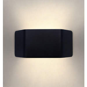 Ledvion LED Wandleuchte Asche Schwarz - 3000K - 9W - IP54 LED Wandleuchte Asche Schwarz - 3000K - 9W - IP54