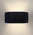 LED Wandleuchte Asche Schwarz - 3000K - 9W - IP54