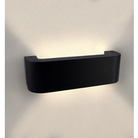 LED Wandleuchte Norma Schwarz - 3000K - 9W - IP54 Ledvion LED Wandleuchte Norma Schwarz - 3000K - 9W - IP54