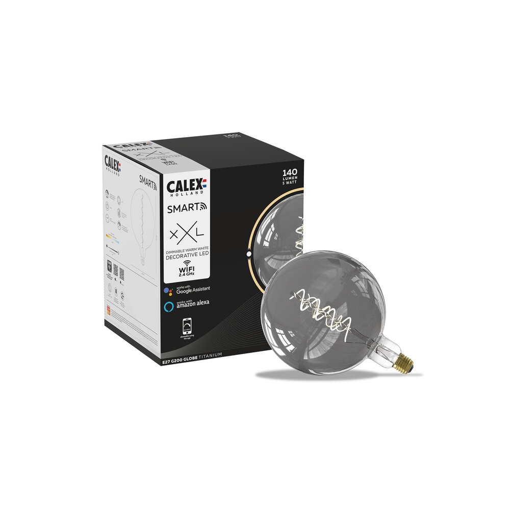 Calex Calex Smart Led G200 Titan 220-240V - 5W - 130LM - 2100K - E27