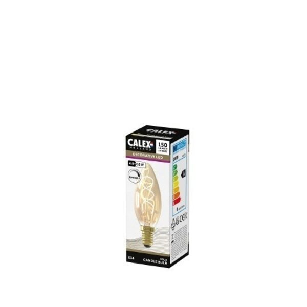 Calex Calex Candle LED Lamp - E14 - 2,5W - 2100K - 136 Lm - Goud Finish