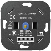 Beleuchtungonline LED Dimmer 5-300 Watt 220-240V - Phasen an und abschnitt