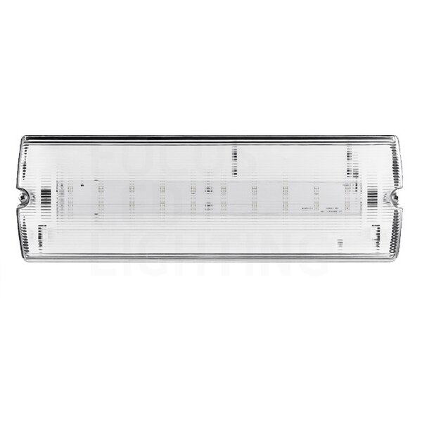 Beleuchtungonline LED Notleuchte Aufbau - inkl. Batterie und Testknopf - IP65 - 4W