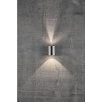 LED Wandleuchte Beidseitig RVS - 2700K - 2x6Watt LED - Canto 2 Nordlux LED Wandleuchte Beidseitig RVS - 2700K - 2x6Watt LED - Canto 2