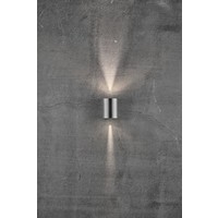 LED Wandleuchte Beidseitig RVS - 2700K - 2x6Watt LED - Canto 2 Nordlux LED Wandleuchte Beidseitig RVS - 2700K - 2x6Watt LED - Canto 2
