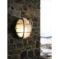 LED Wandleuchte Messing - E27 Fassung IP64 - Polperro Nordlux LED Wandleuchte Messing - E27 Fassung IP64 - Polperro