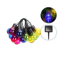 5,8m LED Lichterkette RGB – Leuchtschnur - 20 RGB LEDs - Solarenergie Beleuchtungonline.de 5,8m LED Lichterkette RGB – Leuchtschnur - 20 RGB LEDs - Solarenergie