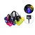 5,8m LED Lichterkette RGB – Leuchtschnur - 20 RGB LEDs - Solarenergie