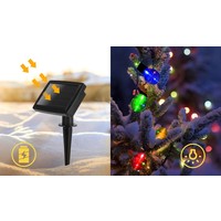 5,8m LED Lichterkette RGB – Leuchtschnur - 20 RGB LEDs - Solarenergie Beleuchtungonline.de 5,8m LED Lichterkette RGB – Leuchtschnur - 20 RGB LEDs - Solarenergie