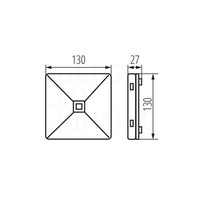 Beleuchtungonline Ontec C - LED Anti-Panik-Beleuchtung - Einbau - 2W