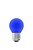 Farbige LED-Kugellampe - Blau - E27 - 1W - 240V