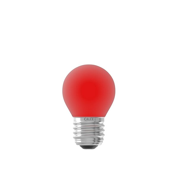 Calex Farbige LED-Kugellampe  - Rot - E27 - 1W - 240V