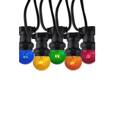 5,75m Calex  Party Light set  - 10 Lampen - 15W - 240V