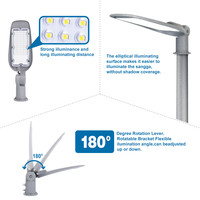 Beleuchtungonline LED Straßenlampe 30W - 6500K - IP65 - 3000 Lumen
