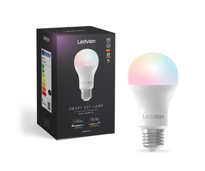 Ledvion Smart RGB+CCT E27 LED Dimmbar - Wifi - 8W - Lampe
