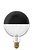 Calex Globe Top Mirror - E27 - 200 Lumen – Schwarz