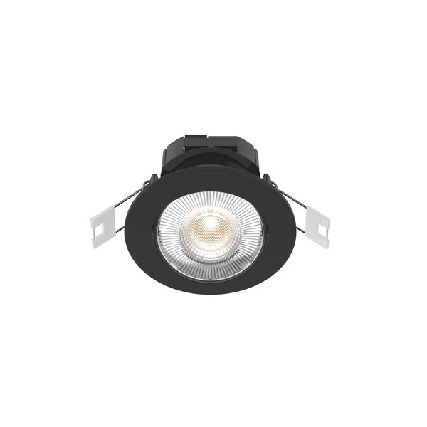Calex Calex Smart LED Einbaustrahler 5W - CCT - 345 Lumen - Ø85 mm - Schwarz