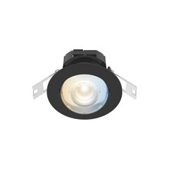 Calex Smart LED Einbaustrahler 5W - CCT - 345 Lumen - Ø85 mm - Schwarz