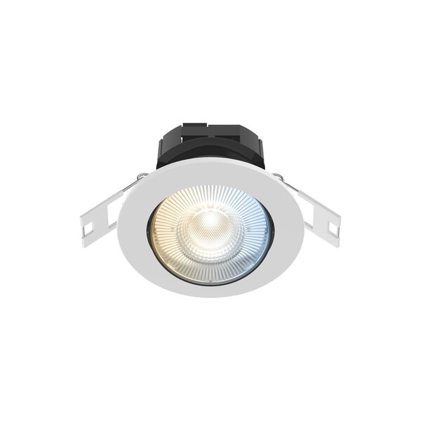 Calex Calex Smart LED Einbaustrahler 5W - CCT - 345 Lumen - Ø85 mm - Weiß - 3 Pack