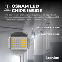 Osram LED Fluter mit Sensor 10W – 4000K Ledvion Osram LED Fluter mit Sensor 10W – 4000K